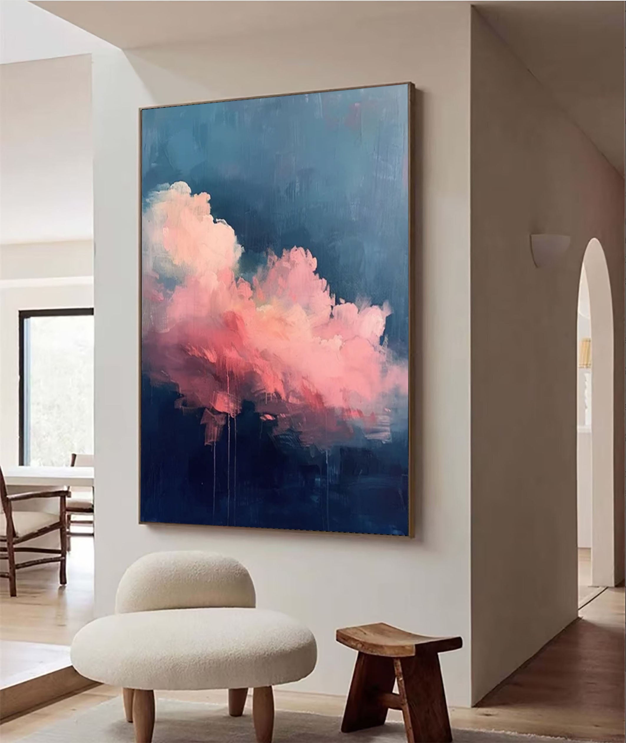 Ethereal Cloud Painting Pastel Skies for Contemporary Homes #SP 007