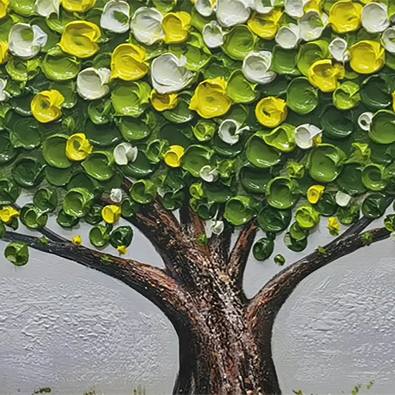 Flower And Tree Painting #FT 006