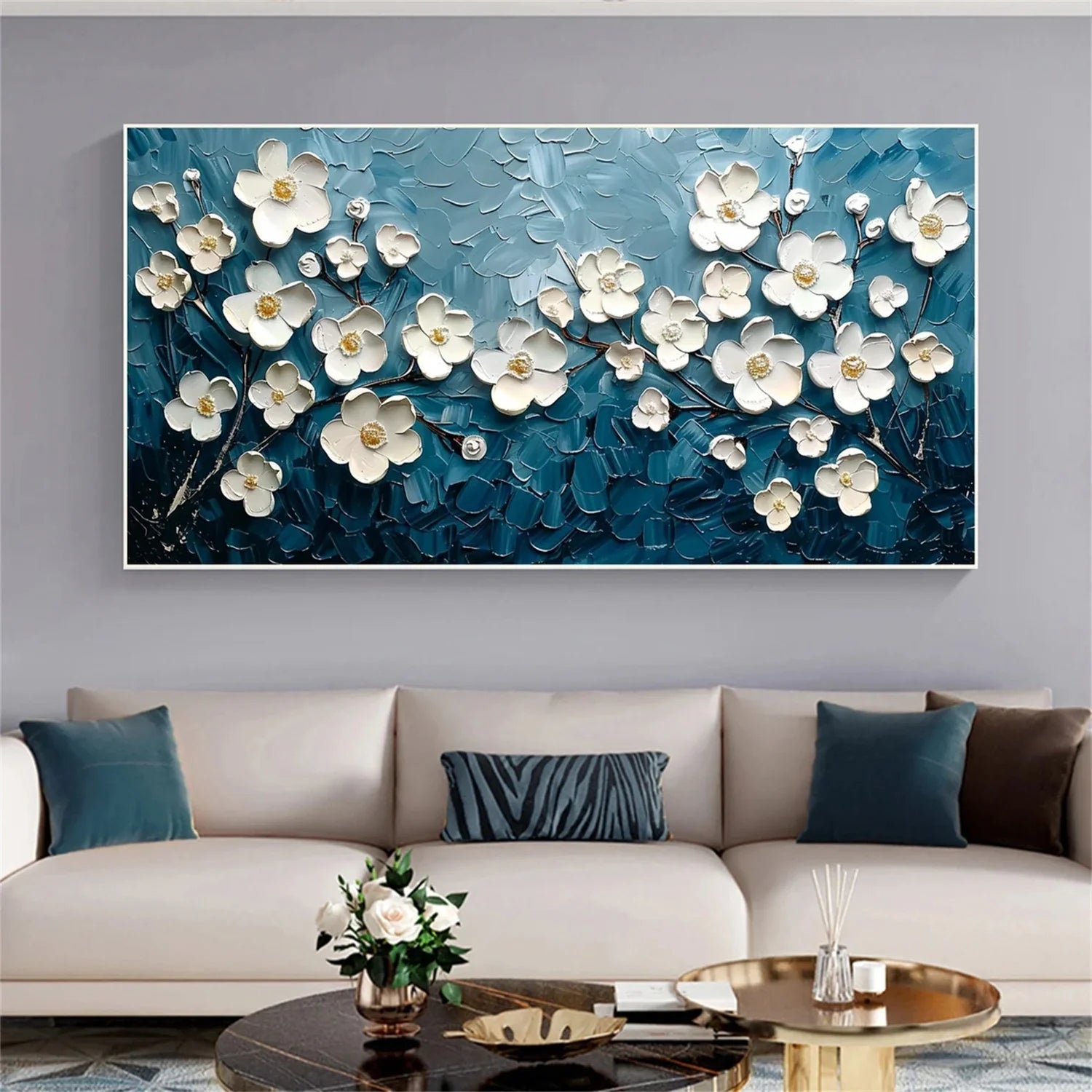 Flower And Tree Painting #FT 117