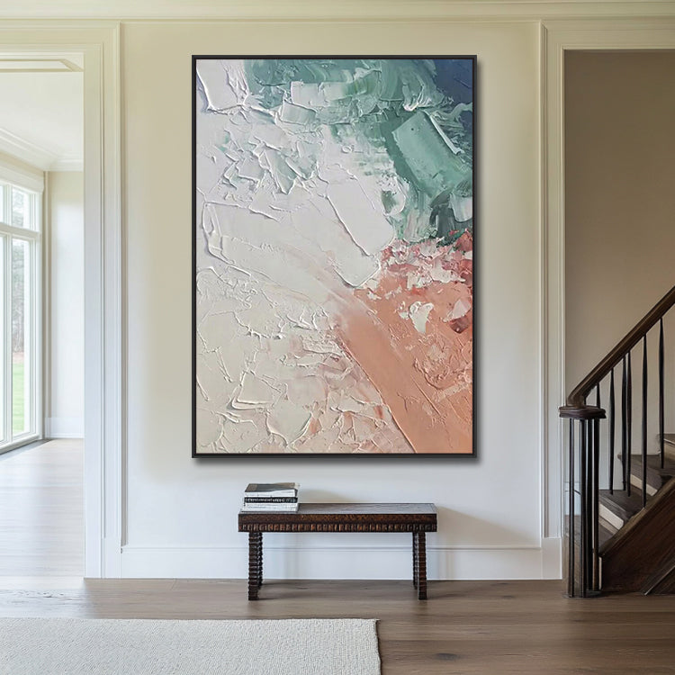 Colorful Tree & Plant Abstract Textured Wall Art #ML052