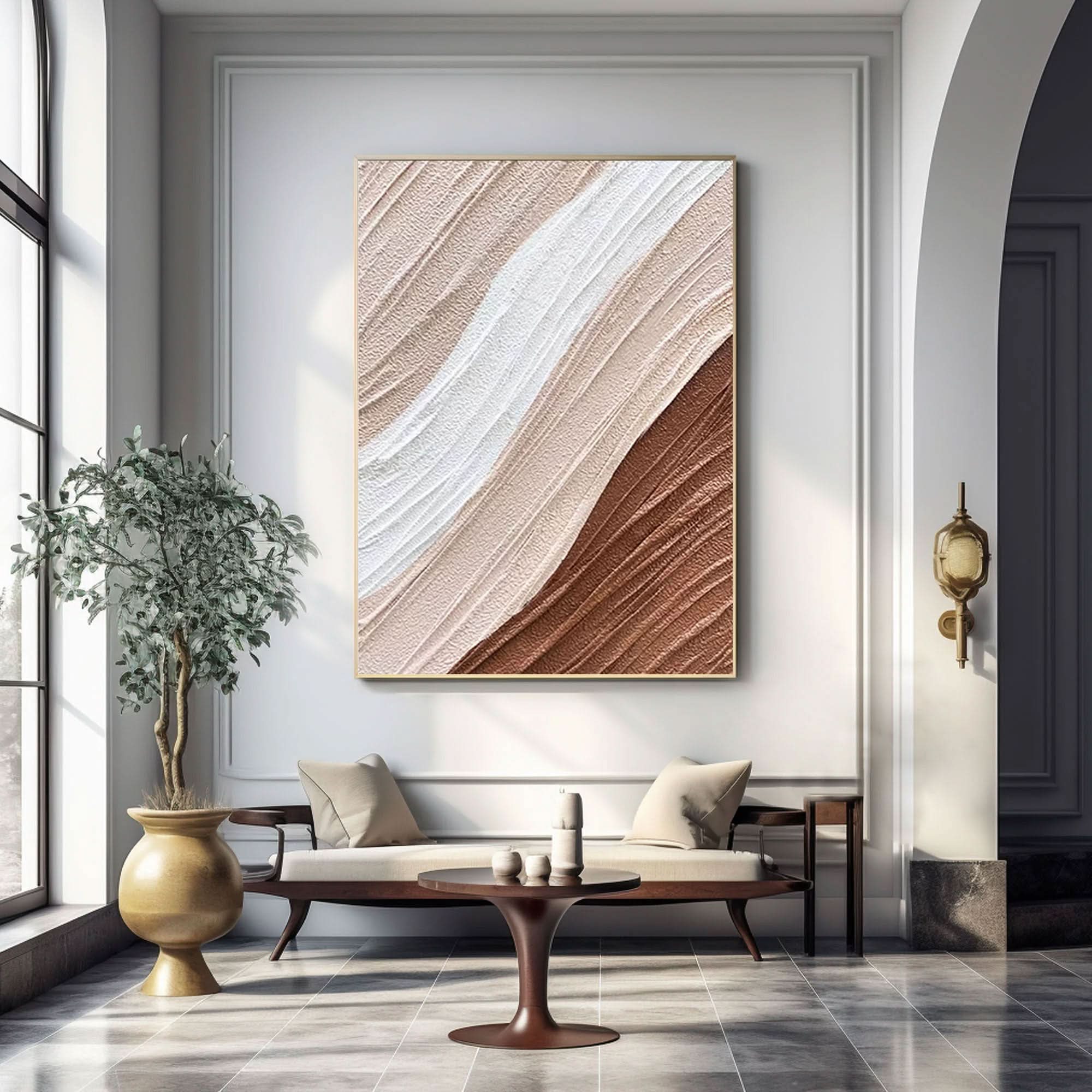 Plaster Painting "Desert Drifts"