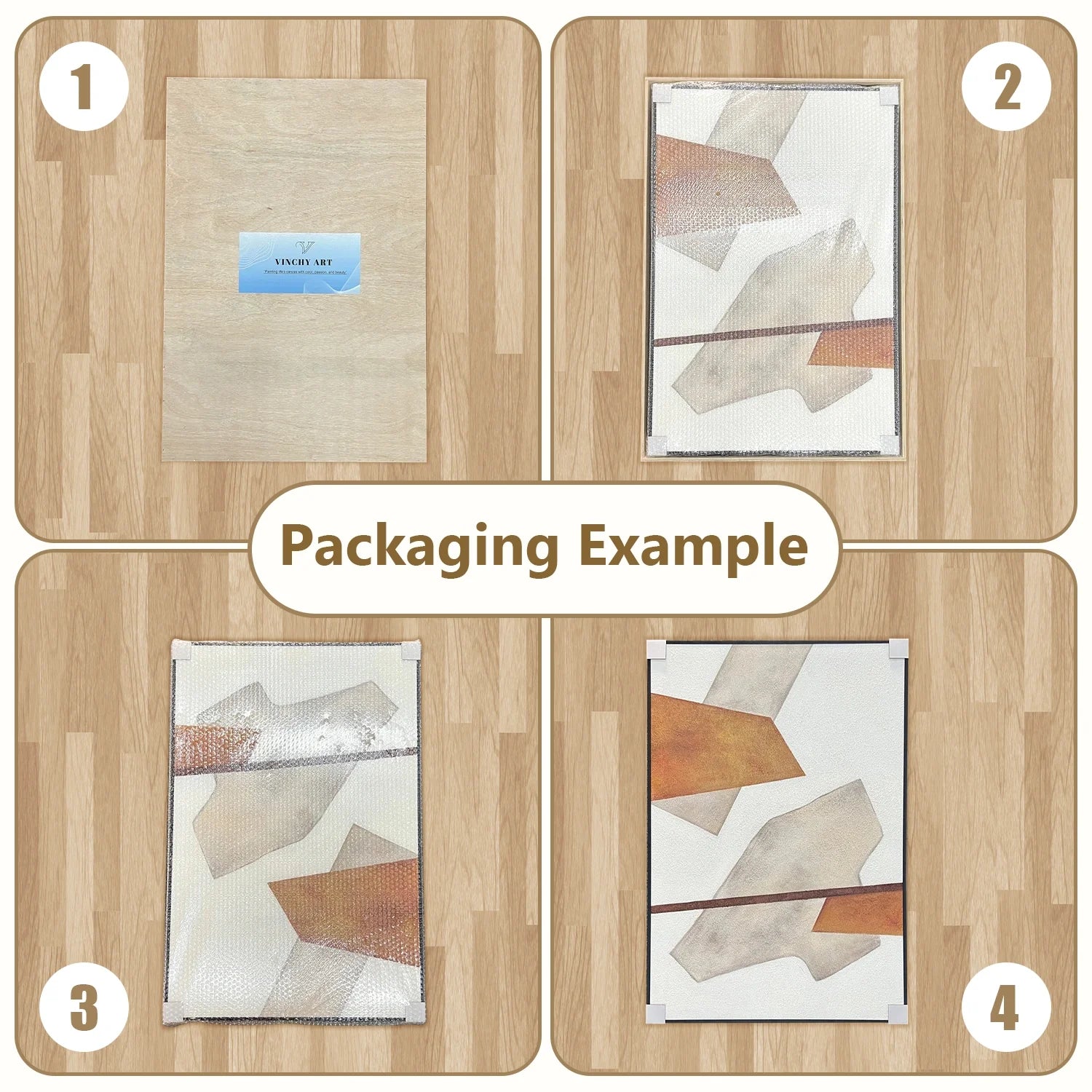 Tranquillité abstraite Lot de 2 #WS025