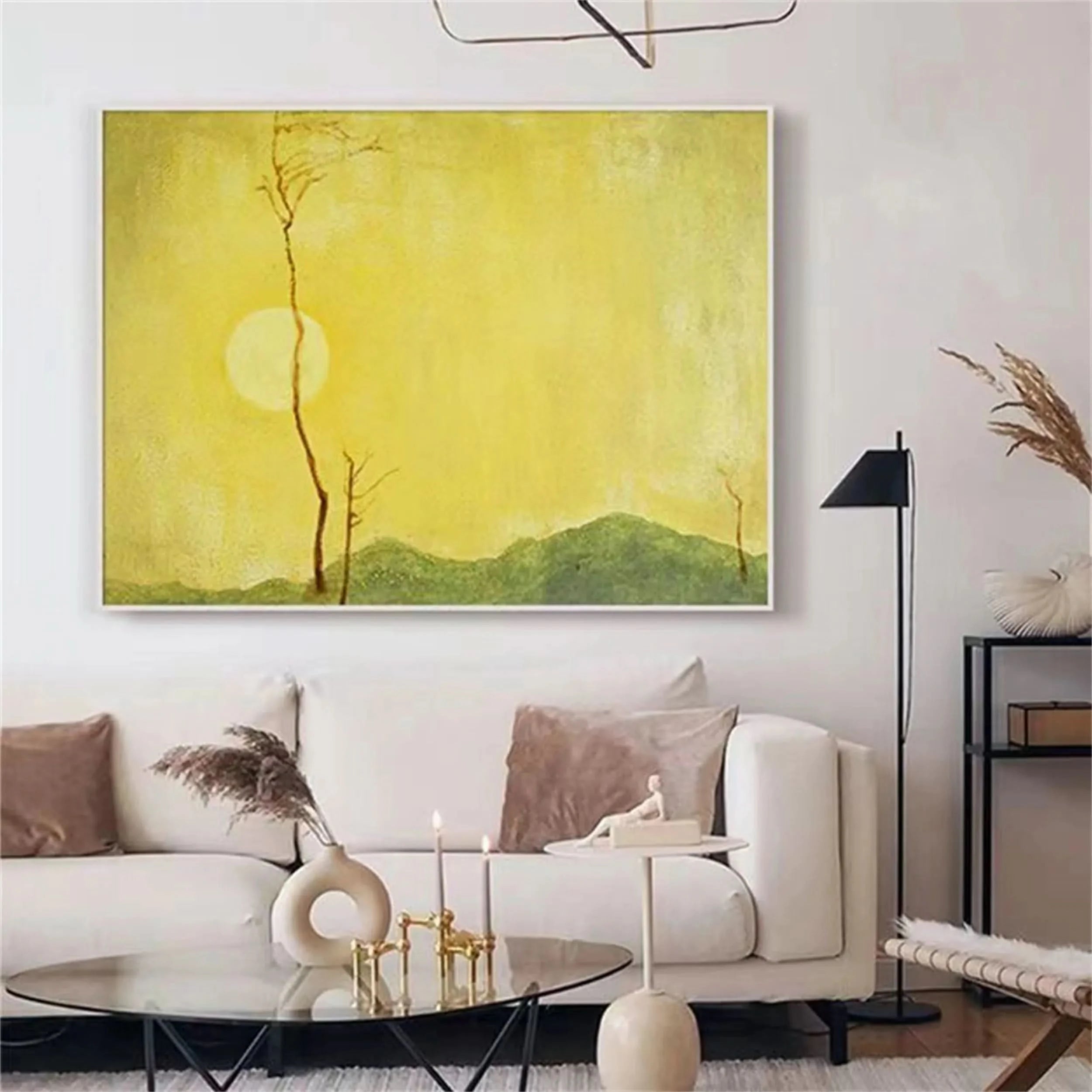 Colorful Flower & Tree Abstract Wall Art #ML009