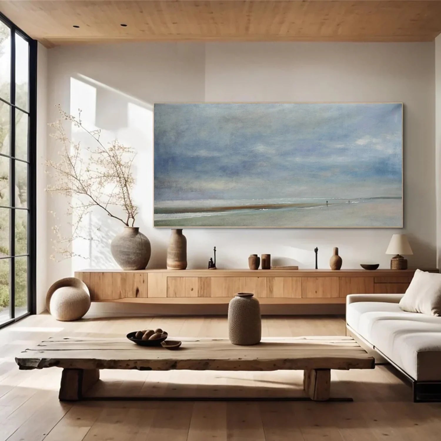 Sea & Sky Abstract Wall Art #MS163