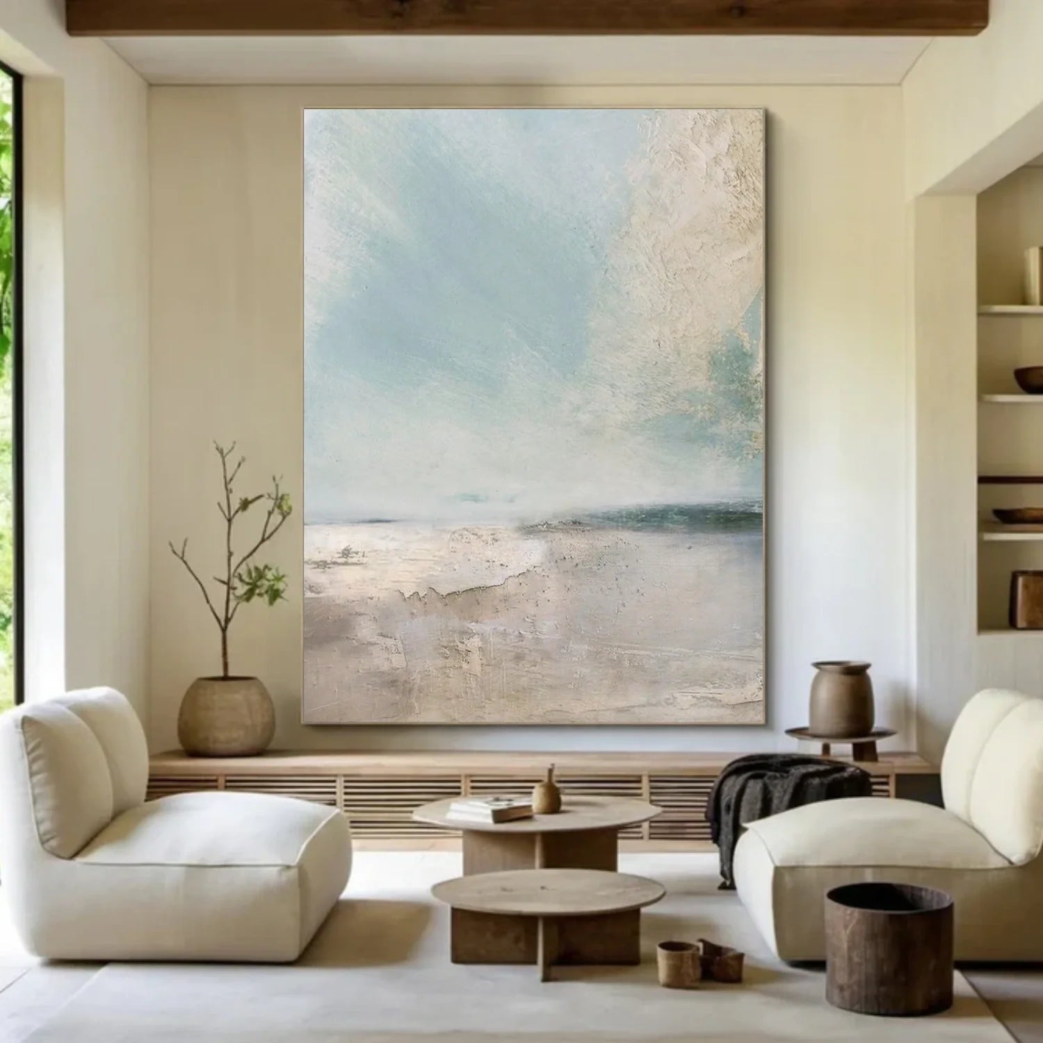 Sea & Sky Abstract Wall Art #MS166