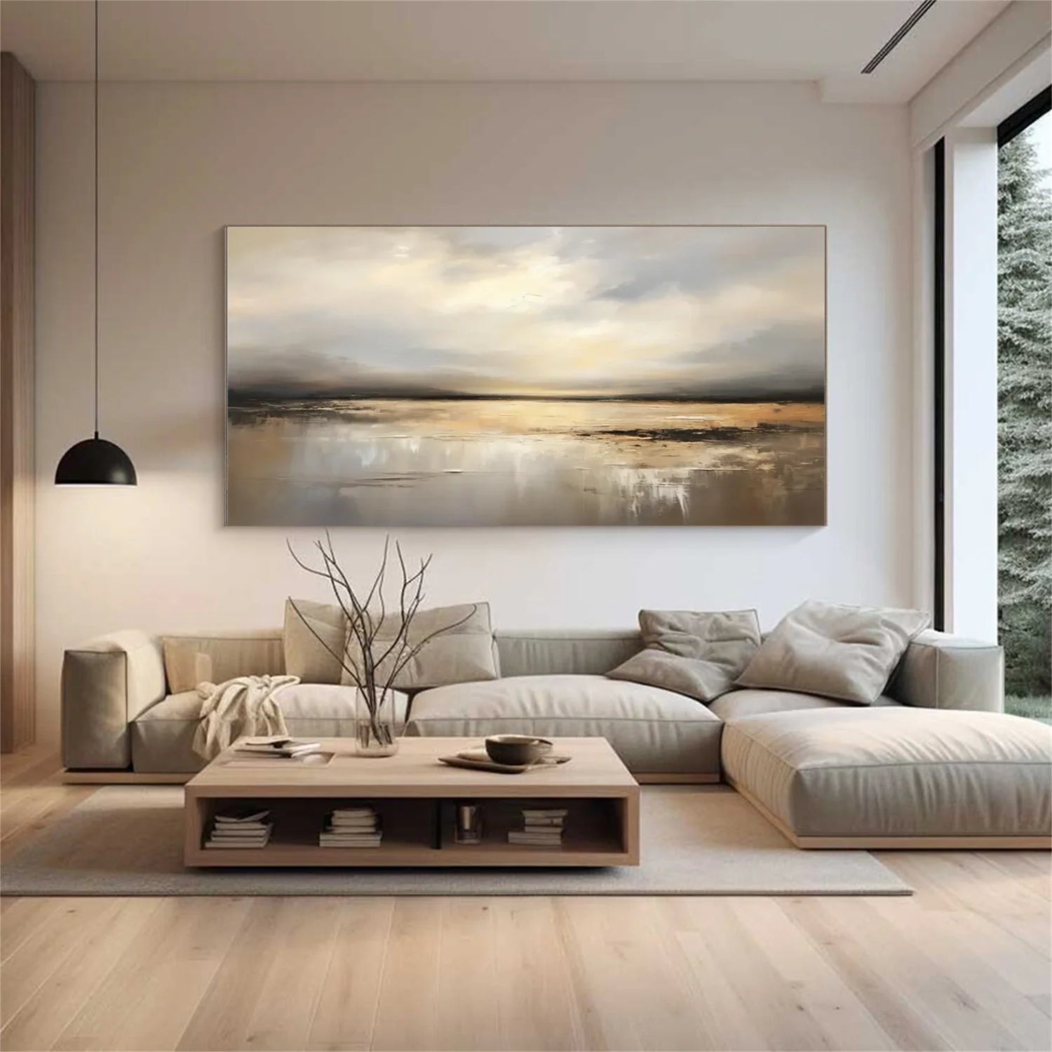Sea & Sky Abstract Wall Art #MS142