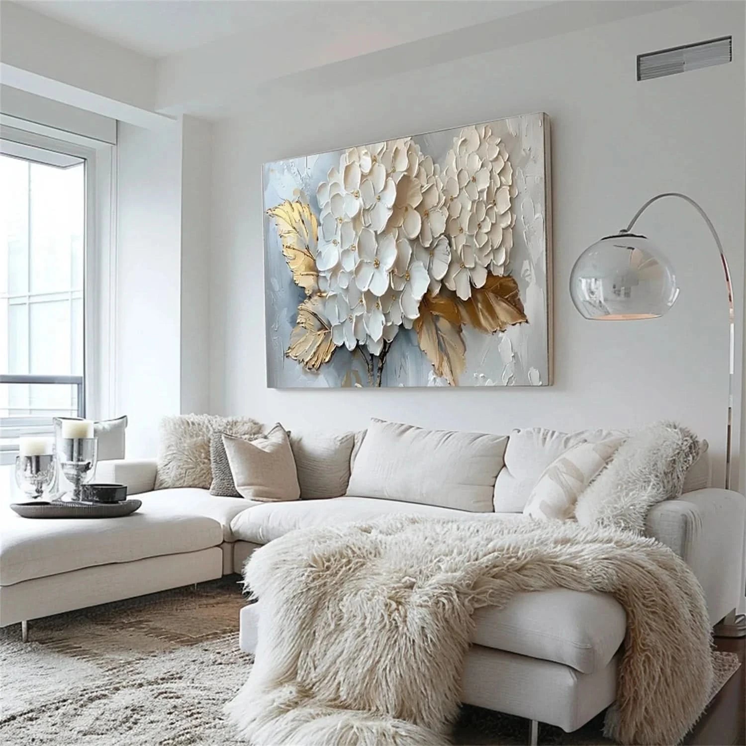 Colorful Flower & Tree Abstract Wall Art #ML050