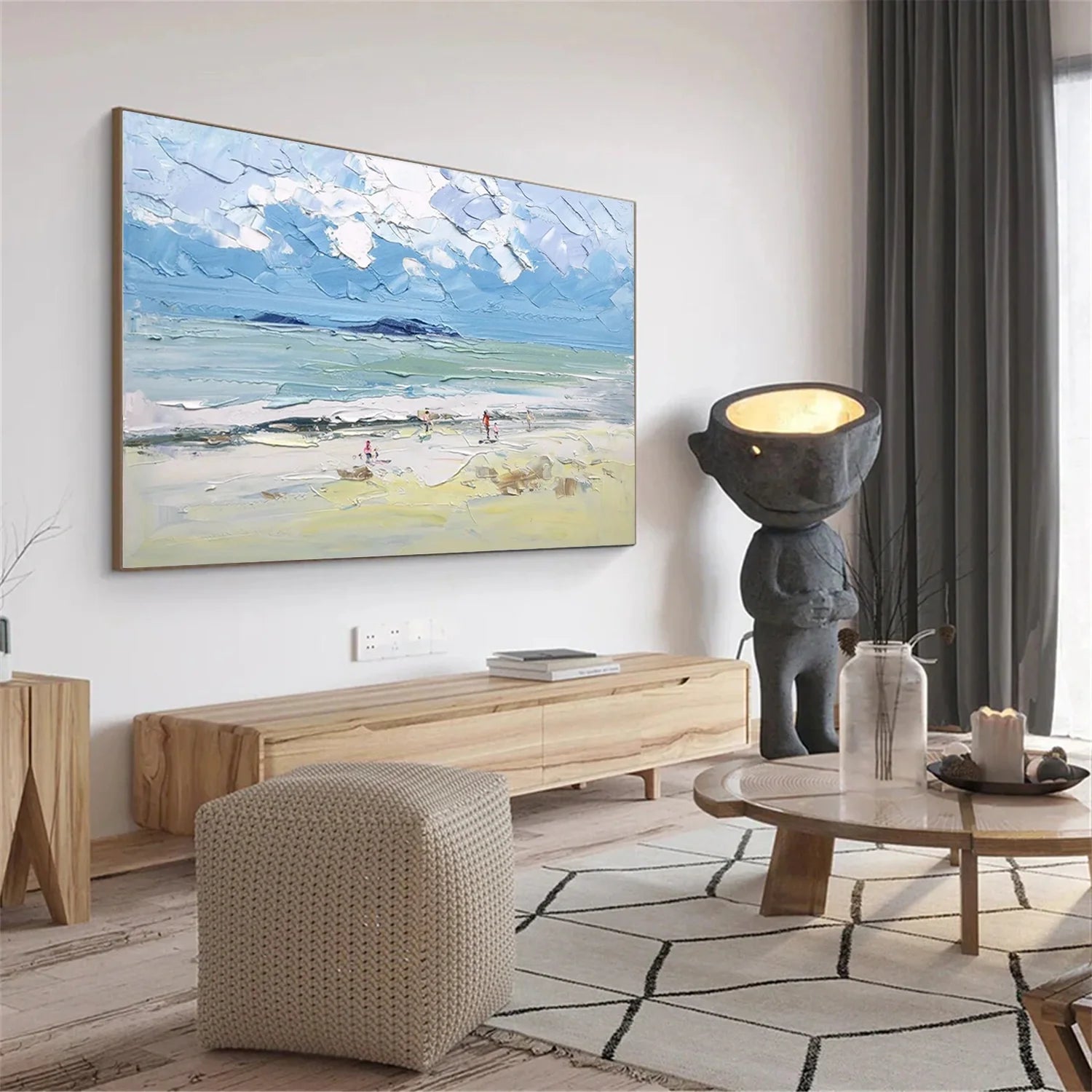 Sea & Sky Textured Art #MS097