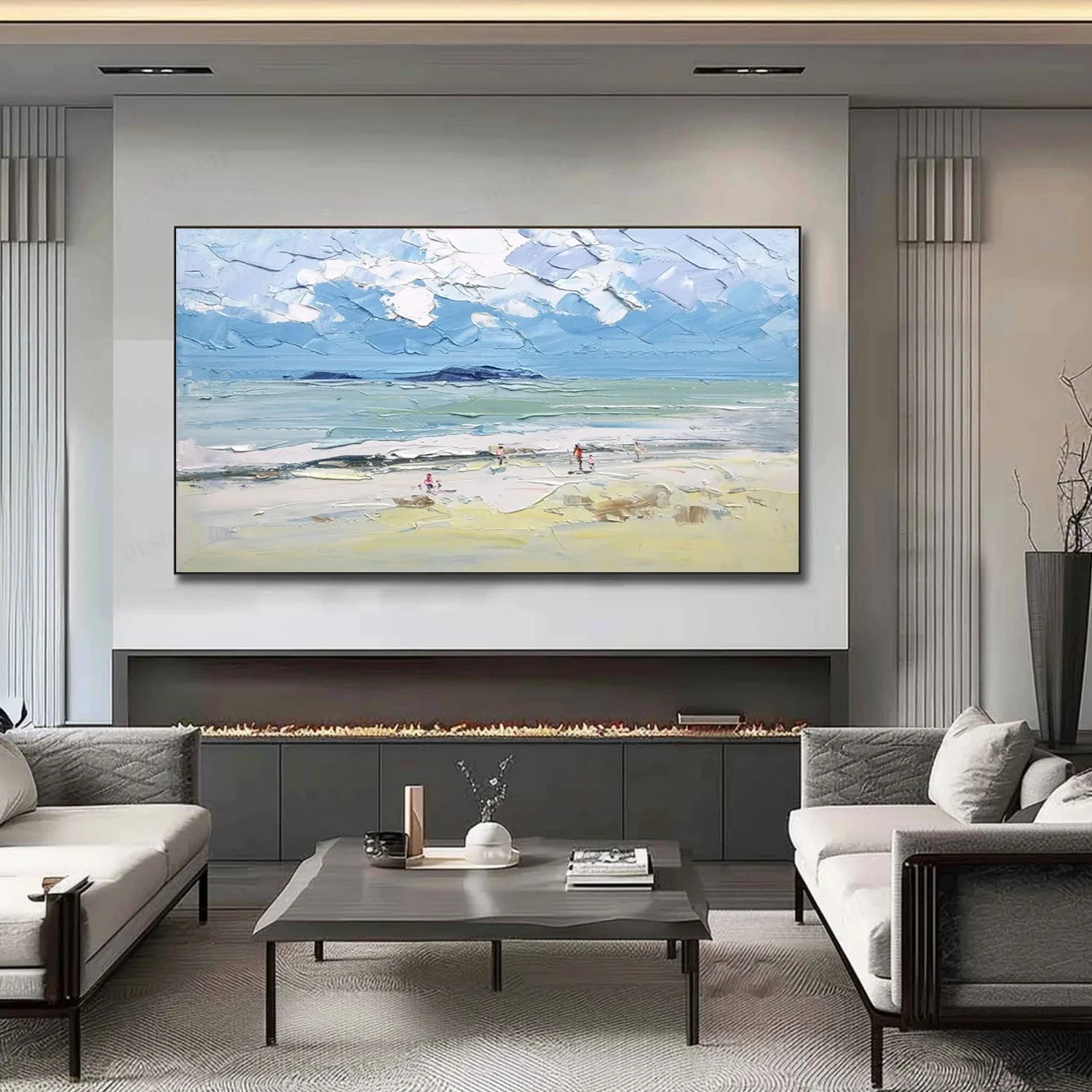 Sea & Sky Textured Art #MS097