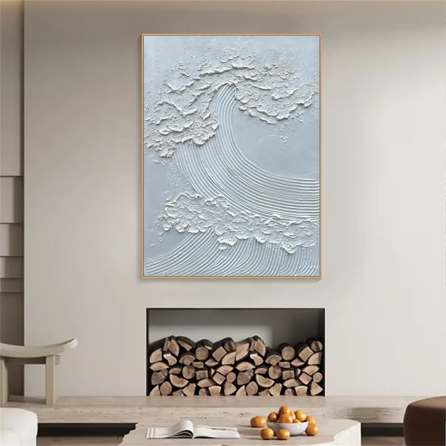 Plaster Art Minimalist Textured Painting #MM281
