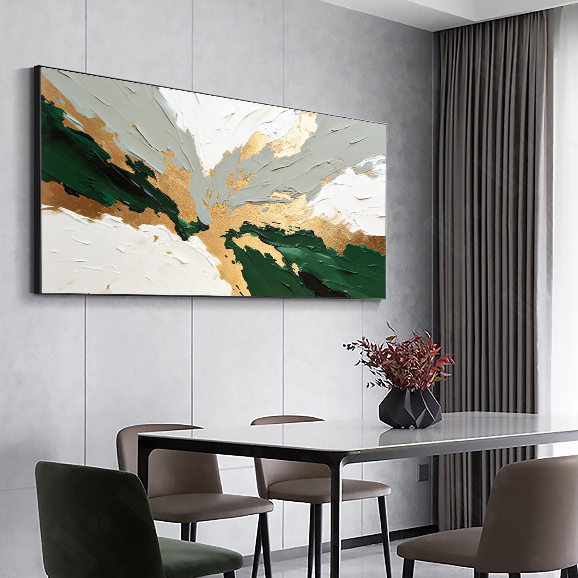 Abstract Art Oil Painting Luxurious Living Room Decoration #BGM 051