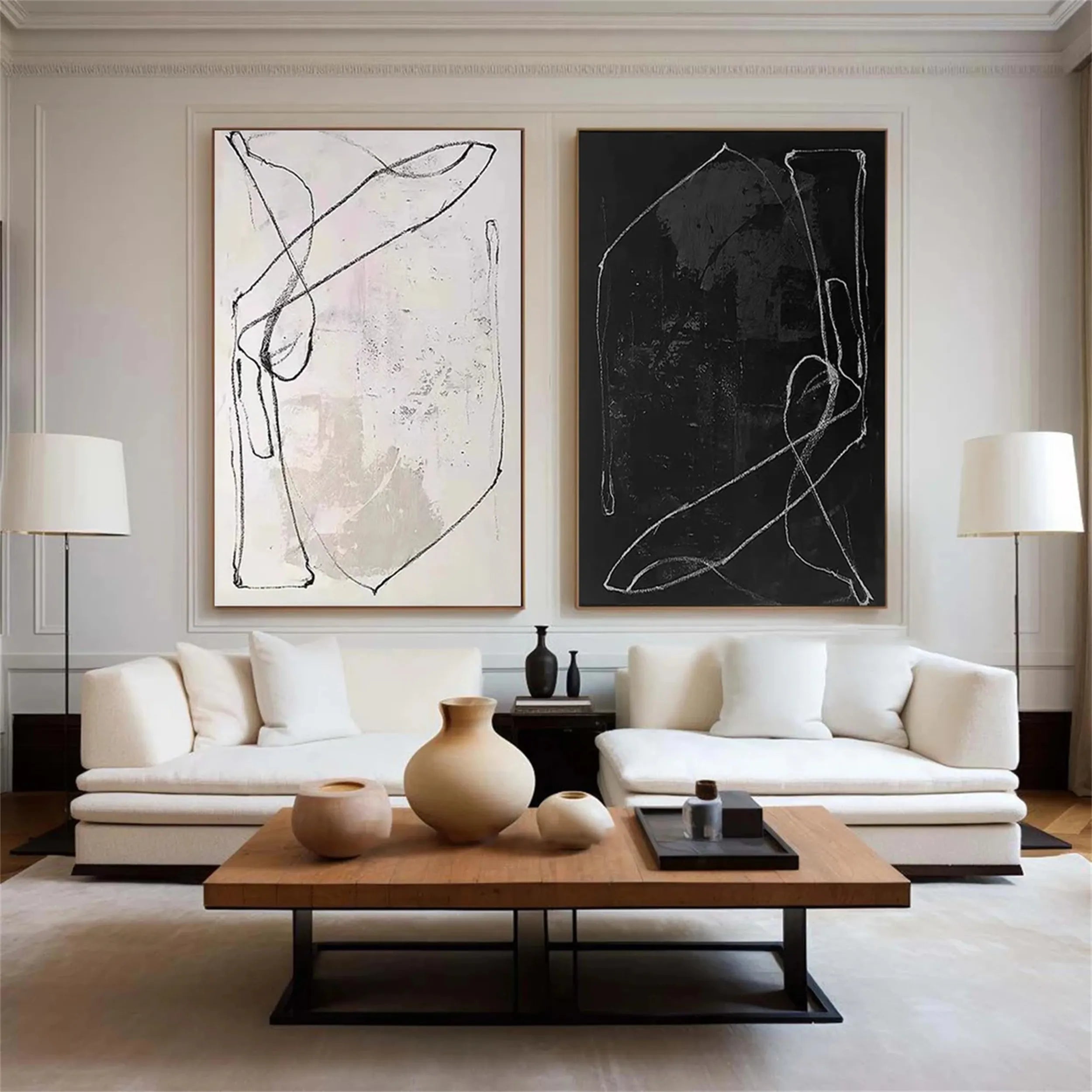 Abstract Painting Set of 2 #AB 117