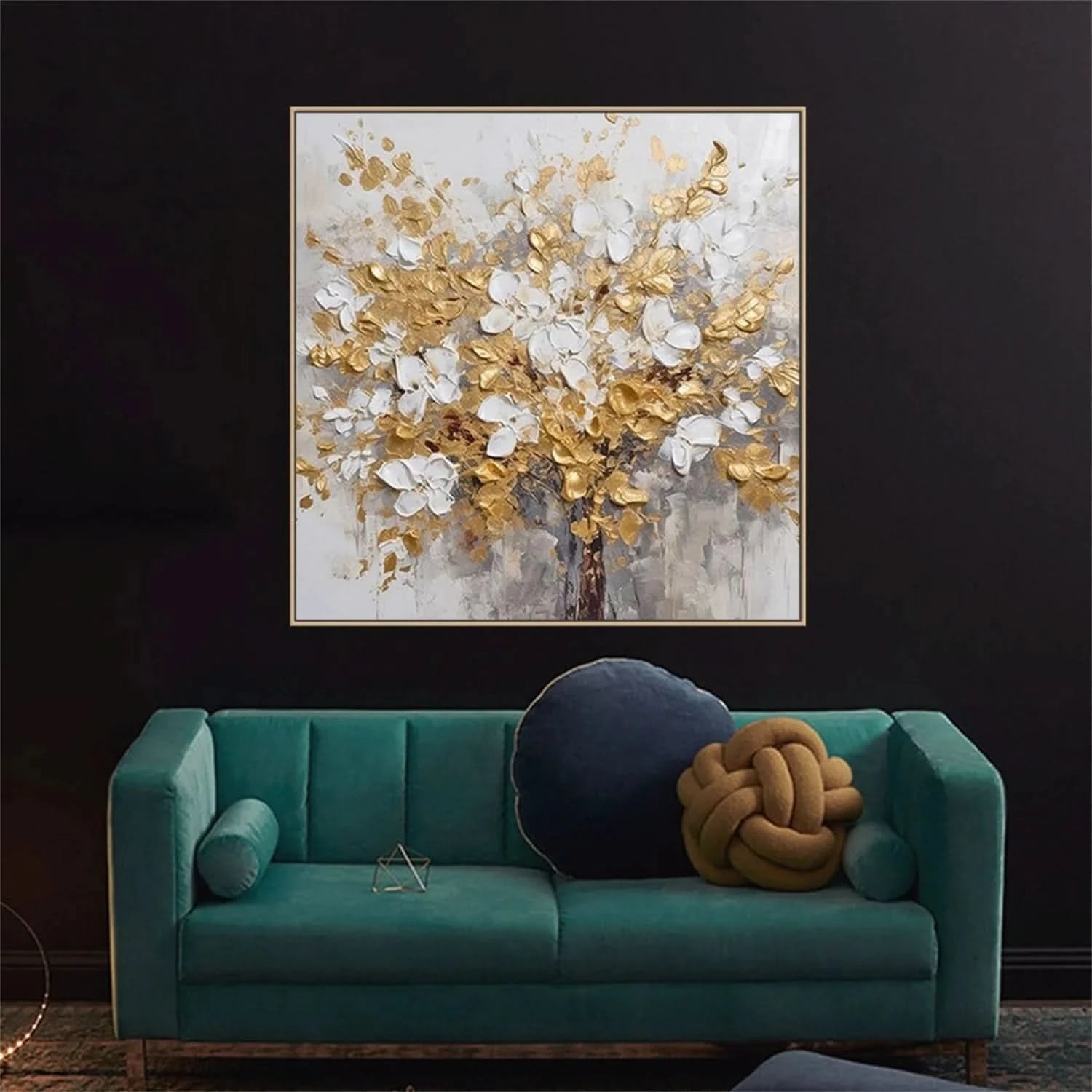 Colorful Flower & Tree Abstract Wall Art#ML046