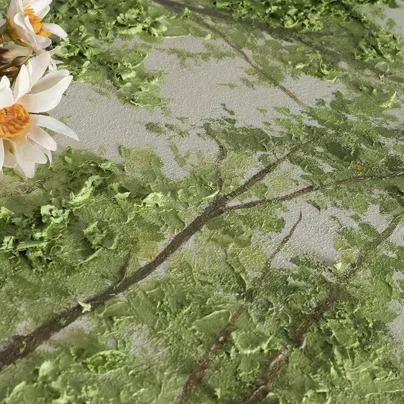 Green Woods Texture Wall Painting Green Woods Wall Art Green Woods Texture Canvas Art For Sale