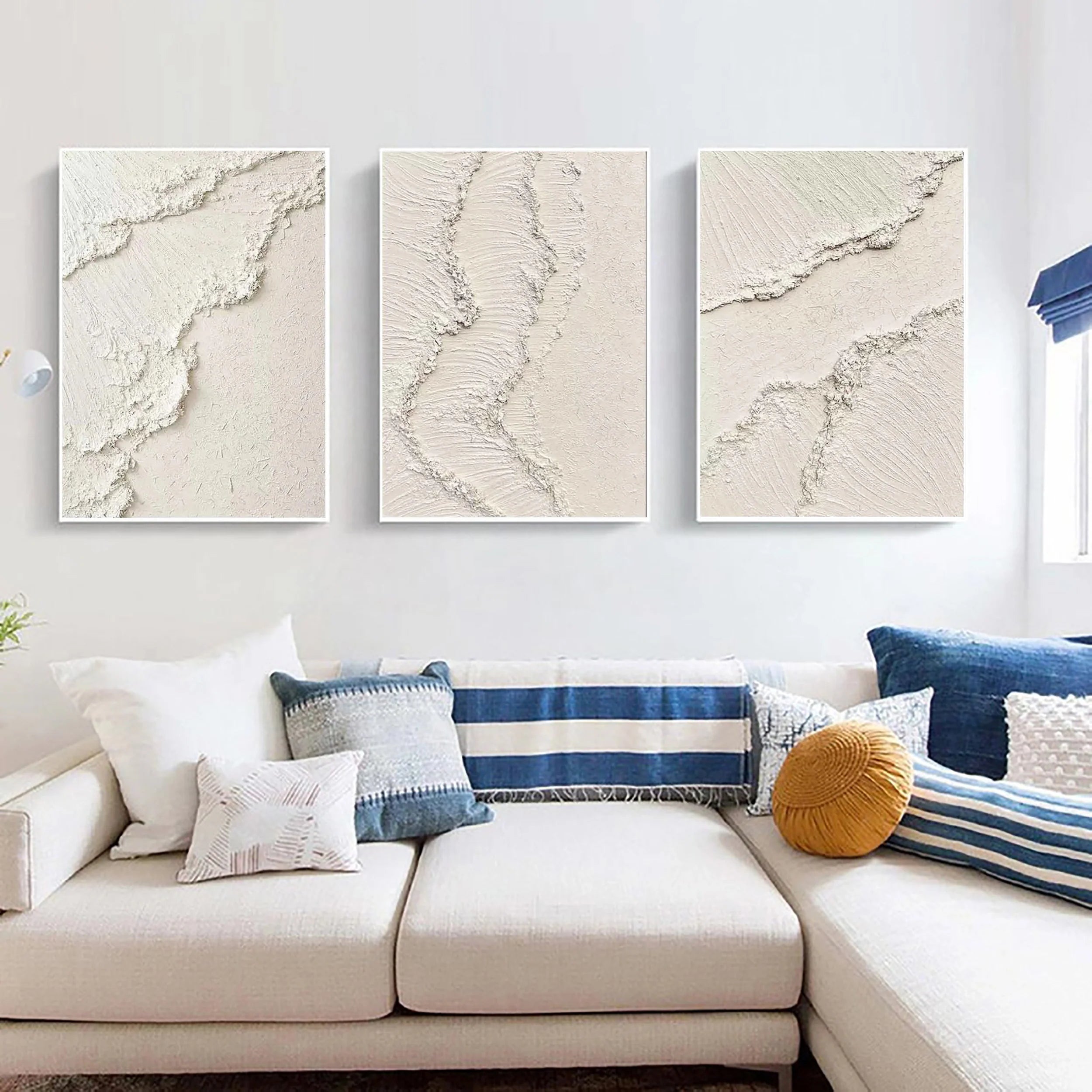 Beige & Brown Abstract Set of 3 #BB097