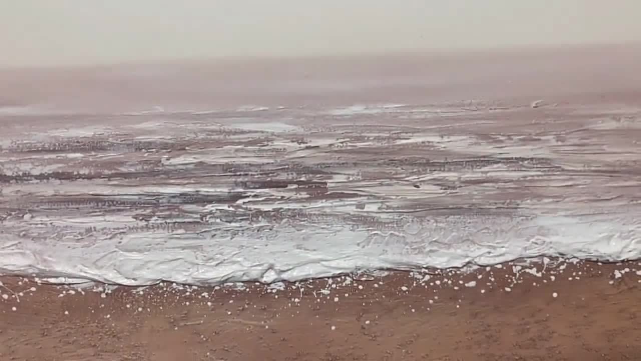 Beige & Brown Minimalist Painting #BBM 001