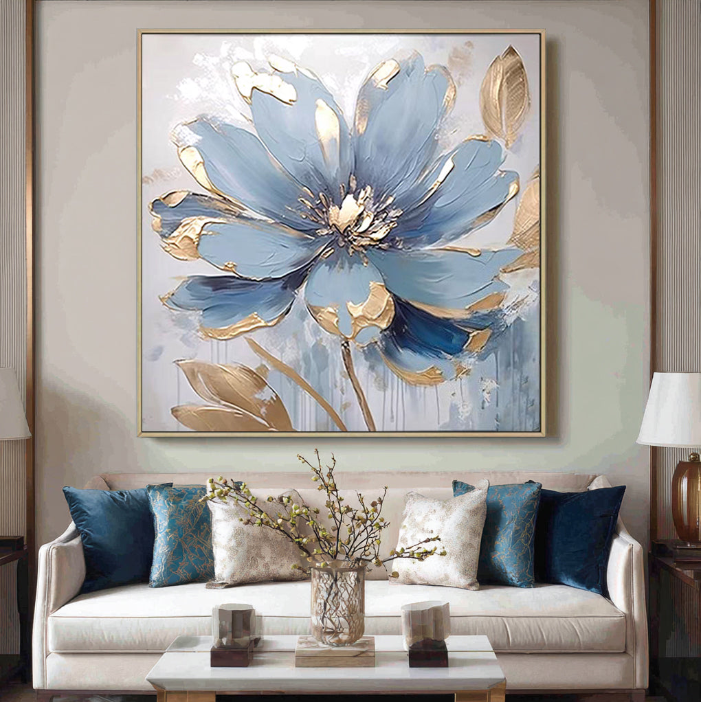 Flower Abstract Textured Wall Art #ML043