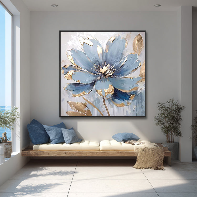 Flower Abstract Textured Wall Art #ML043