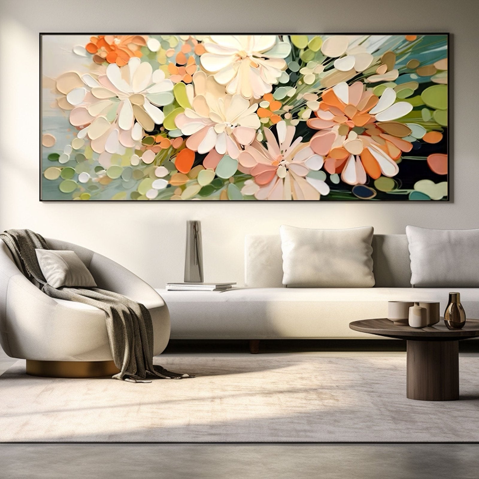 Abstract Painting "Blossoms of Reflection" - MasterGallery