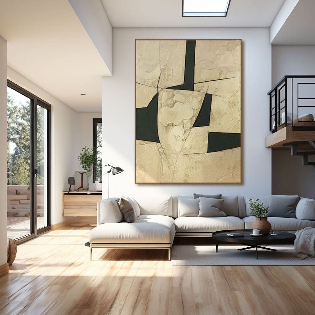 Abstract Painting "Broken Symmetry" - nukeart