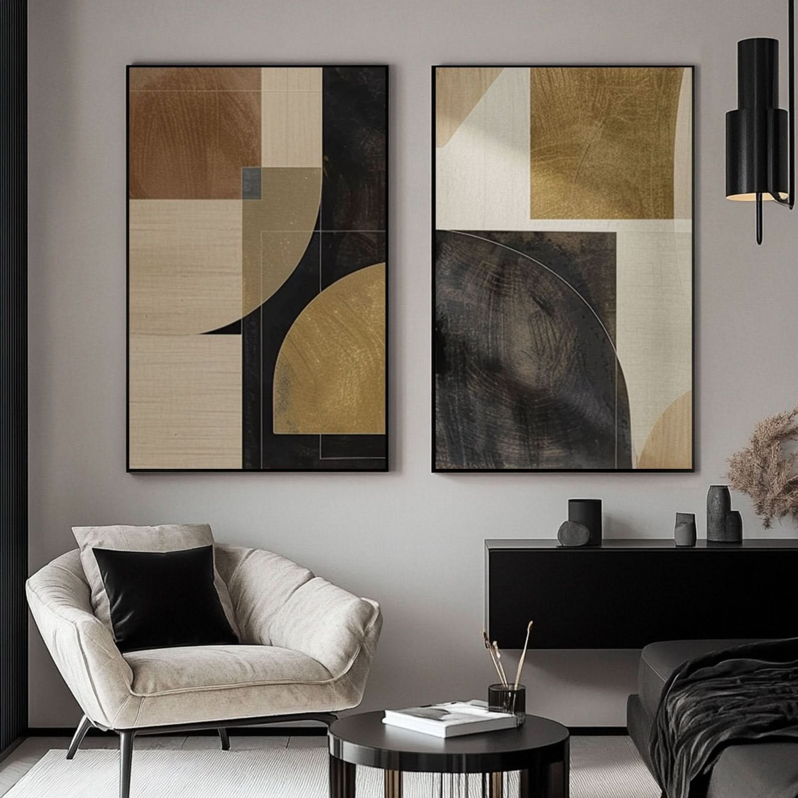 Abstract Painting "Depth in Simplicity" - nukeart