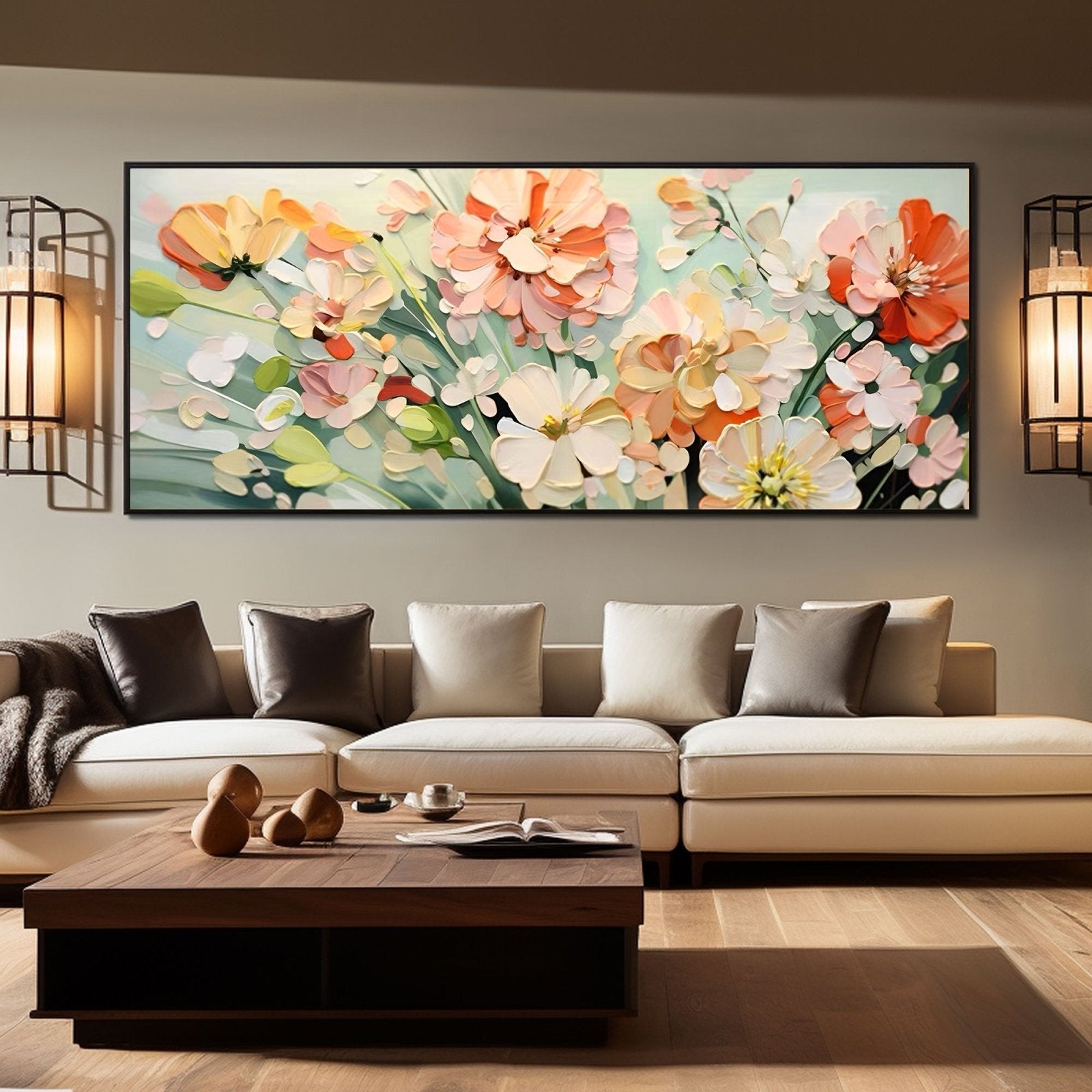 Abstract Painting "Harmony in Blossom" - MasterGallery
