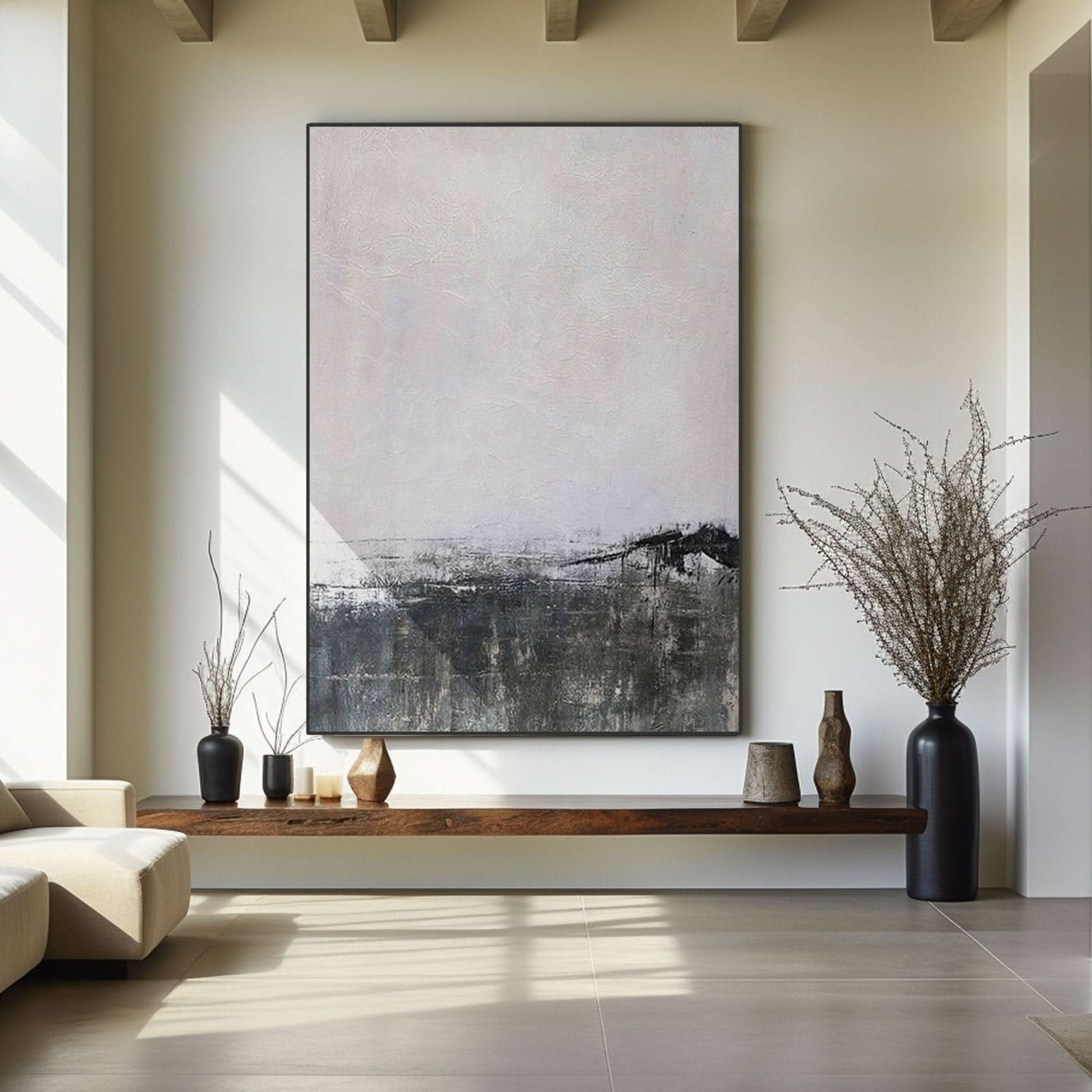 Abstract Painting "Horizons" - nukeart