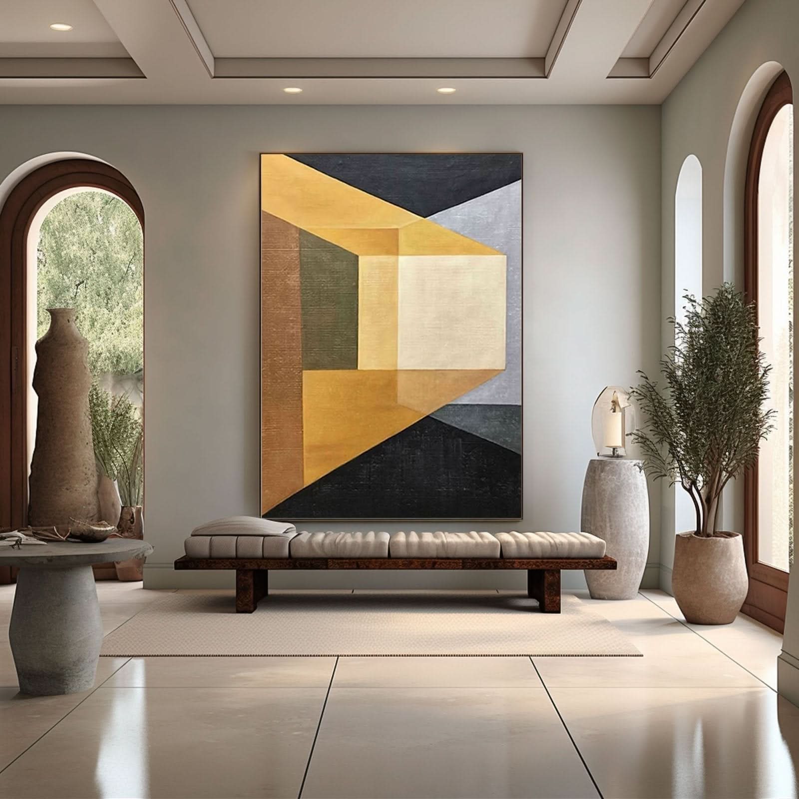 Abstract Painting "Promise at Dusk" - nukeart