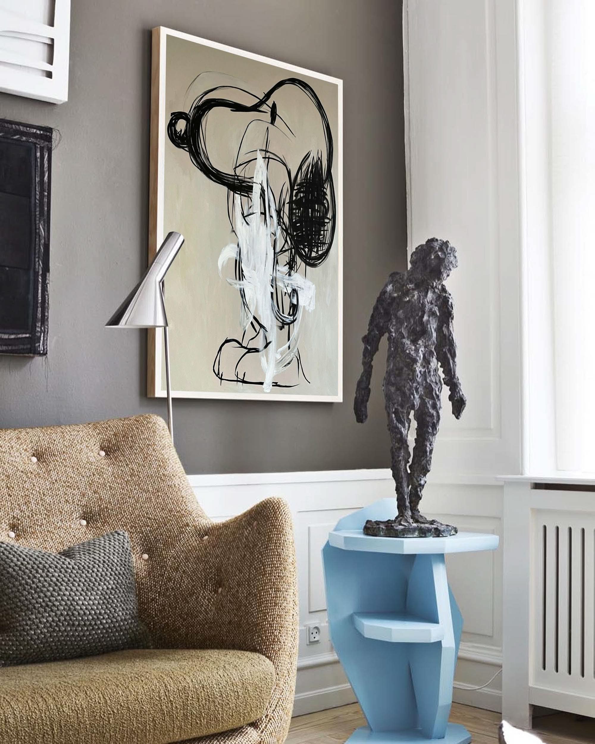 Dog Graffiti Painting Dog 3D Graffiti Art Dog Graffiti Texture Wall Art Kids Room Graffiti Wall Painting