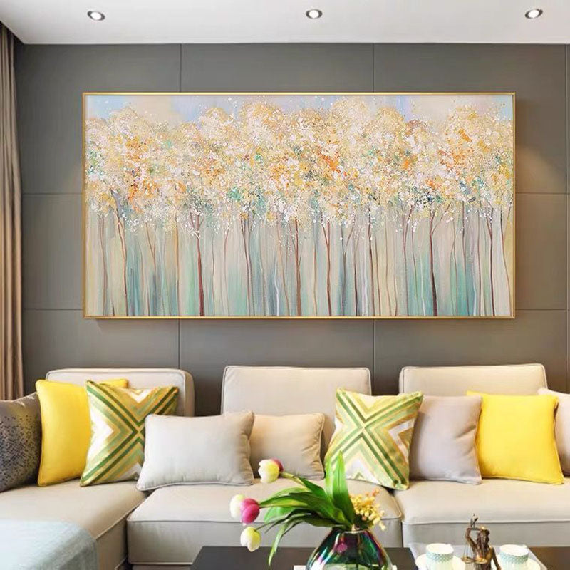 ethereal landscape painting for elegant interiors