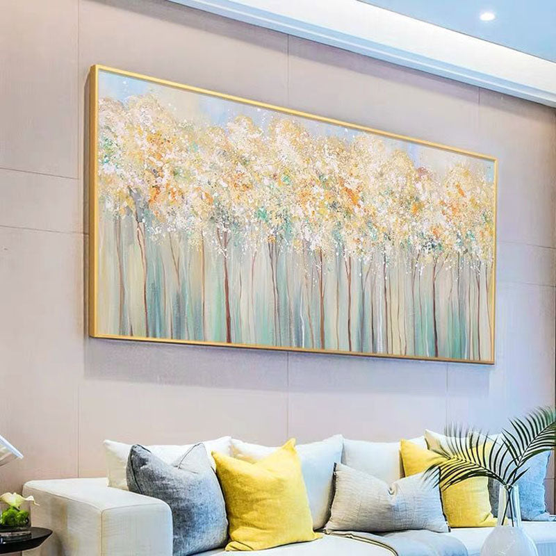 ethereal landscape painting for elegant interiors
