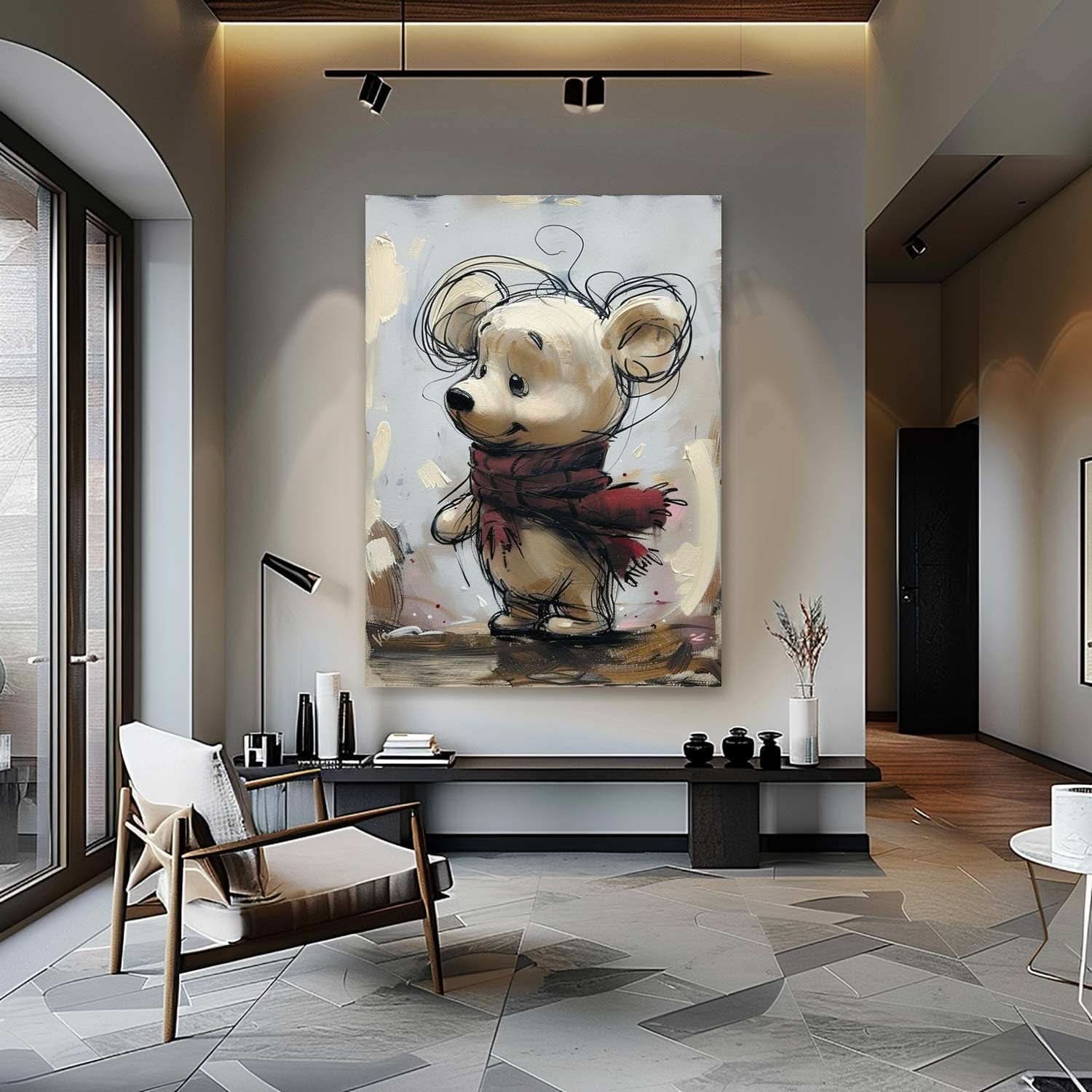 Winnie the Pooh Canvas Wall Art Winnie the Pooh Canvas Art for Sale Winnie the Pooh Graffiti Art