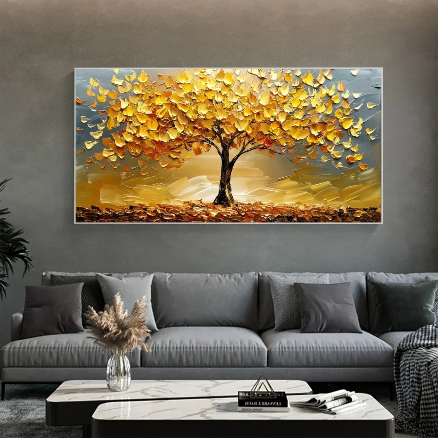 Flower And Tree Painting #FT 193