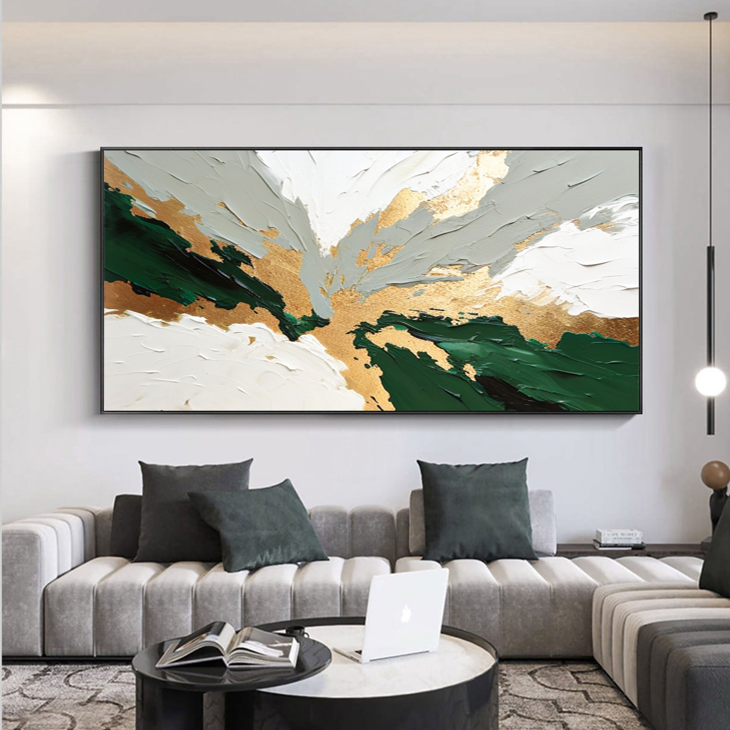 Abstract Art Oil Painting Luxurious Living Room Decoration #BGM 051