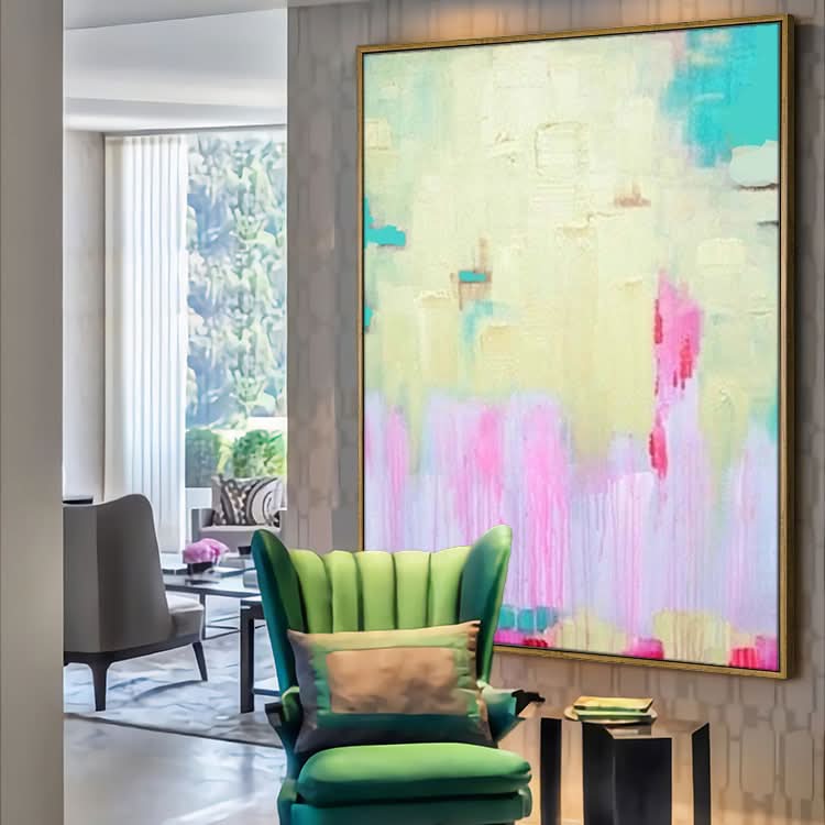 Grand tableau abstrait. ART contemporain. Peinture moderne, peinture d'art texturé