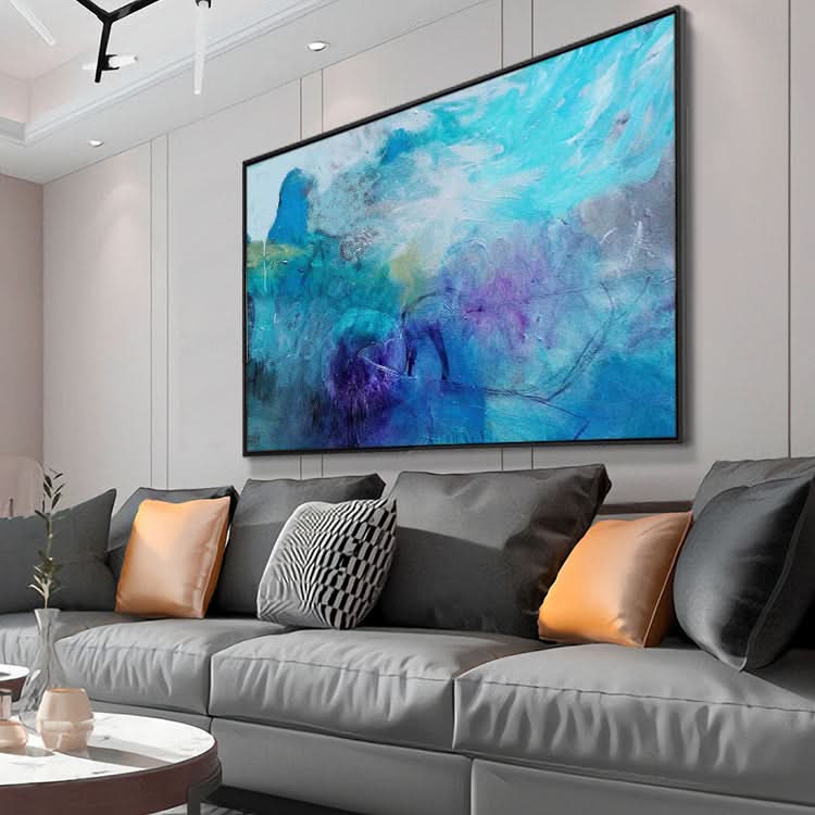 The Wolf in the forest - Handmade Canvas Oil Painting Wall Art Animals