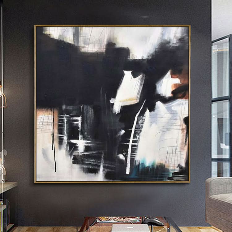 Grande peinture à l'huile sur toile Peinture à l'huile faite à la main Peinture à l'huile pour chambre à coucher Peinture à l'huile moderne | Pour dissiper