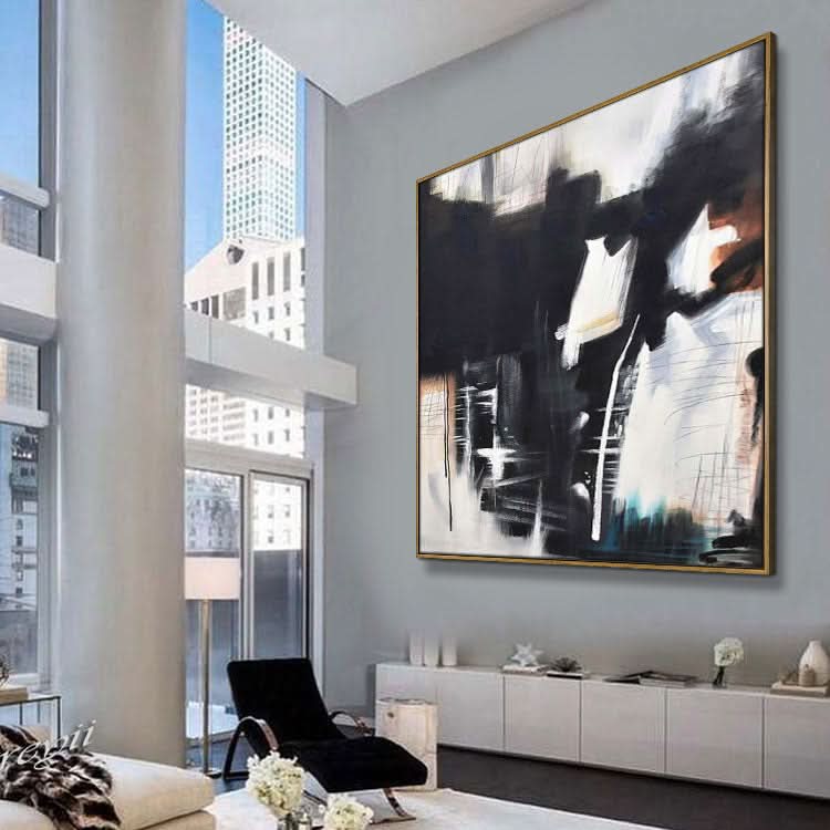 Grande peinture à l'huile sur toile Peinture à l'huile faite à la main Peinture à l'huile pour chambre à coucher Peinture à l'huile moderne | Pour dissiper