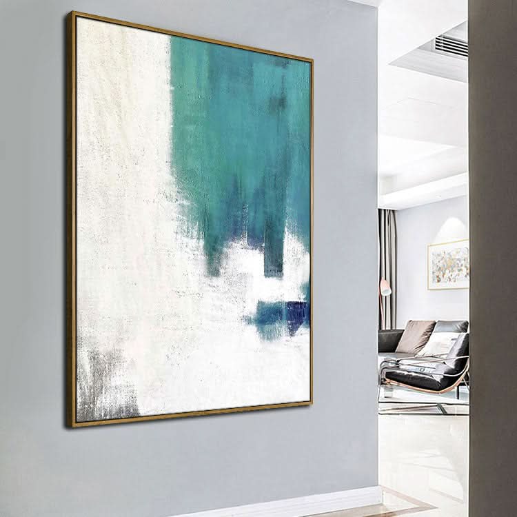 Grande toile abstraite d'art mural de peinture Art expressif Art sur toile moderne | Montagne