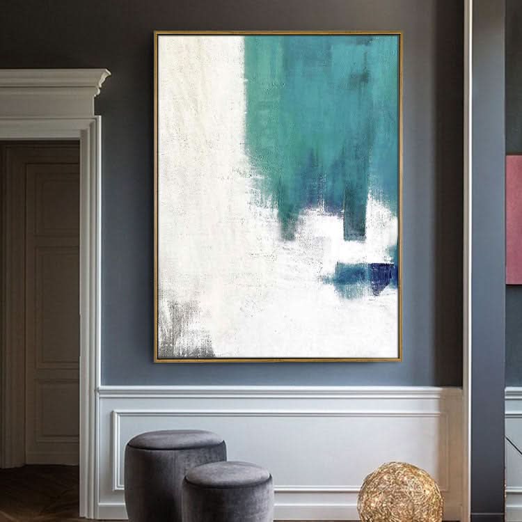 Grande toile abstraite d'art mural de peinture Art expressif Art sur toile moderne | Montagne