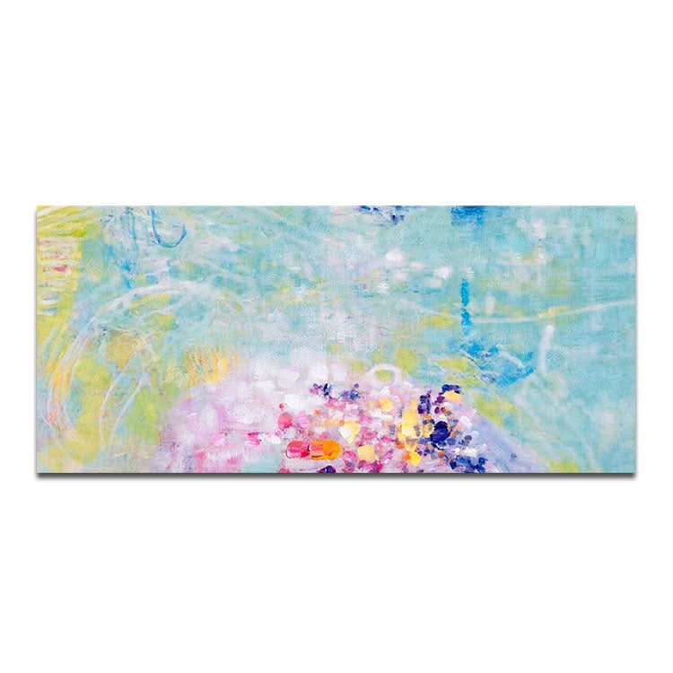 Peinture d'art originale Grande toile Art Chambre Peinture faite à la main Peinture bleu clair Peinture rouge Peinture jaune | Rêve de fleurs