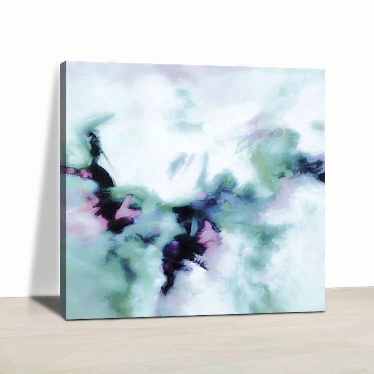 Peinture à l'huile abstraite à grande échelle peinte à la main | Sommet de l'Himalaya