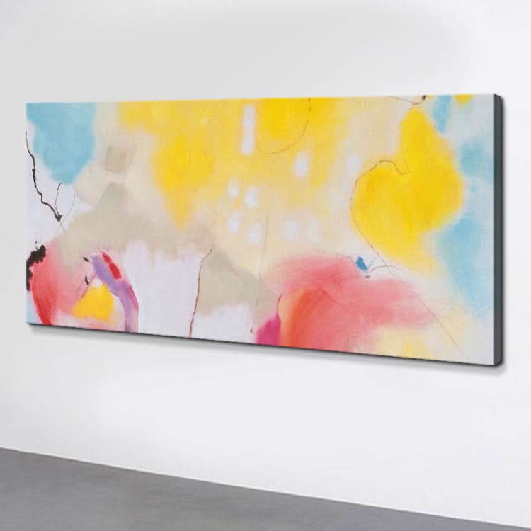 Peinture à l'huile peinte à la main Peinture d'art originale Peinture de grande taille Décoration de bureau Art simple Peinture orange Peinture rouge Peinture blanche | Art mural abstrait sur toile