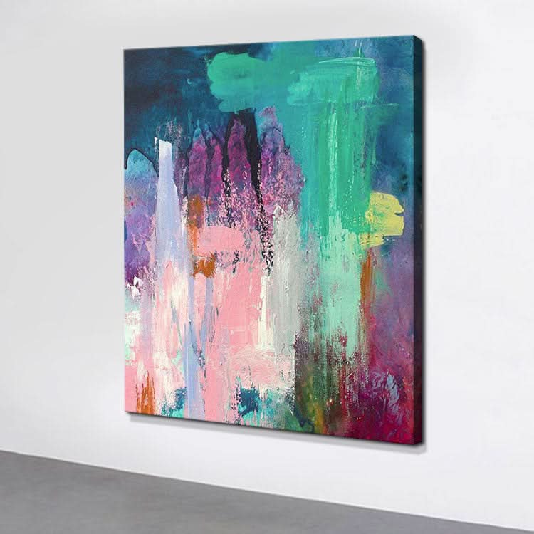 Peinture d'art abstrait, Peinture à l'huile abstraite pour salon, Peinture abstraite d'art