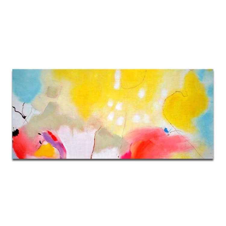 Grande peinture sur toile, peinture d'art originale, peinture à l'huile abstraite faite à la main, peinture murale orange et rouge pour salon | Art simple