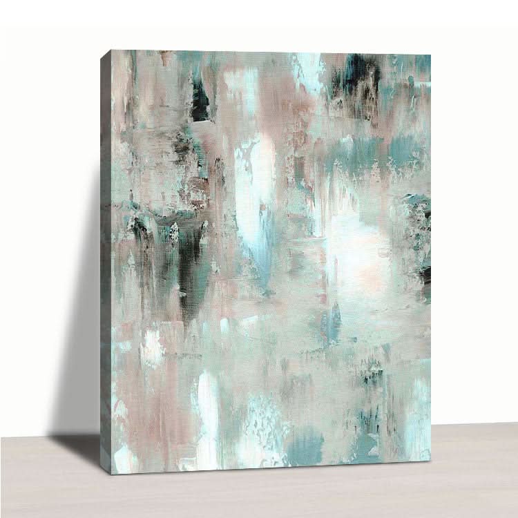 Minimalistische Kunst, einfache abstrakte Malerei – handgefertigtes abstraktes Ölgemälde, minimalistischer Wandkunstdruck, Leinwanddruck