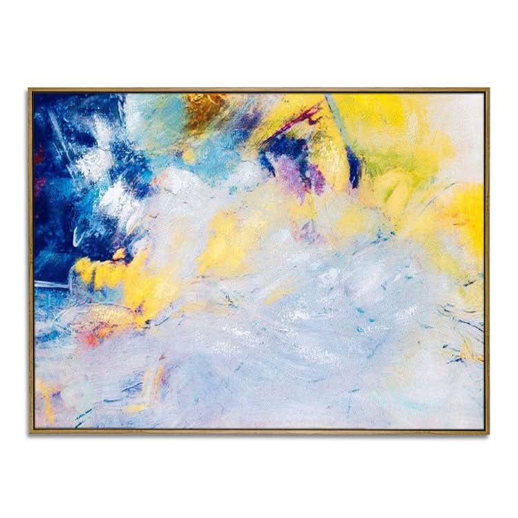 Originalgemälde der bildenden Kunst, Wandkunst für Wohnzimmer, abstrakte Leinwandkunst Original, große abstrakte Kunst