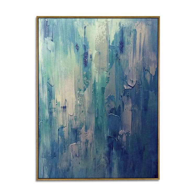 Toile d'art abstrait, peinture à l'huile moderne de figure humaine abstraite