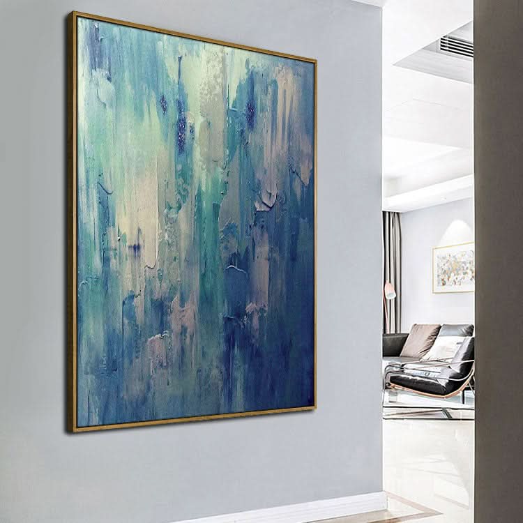 Toile d'art abstrait, peinture à l'huile moderne de figure humaine abstraite