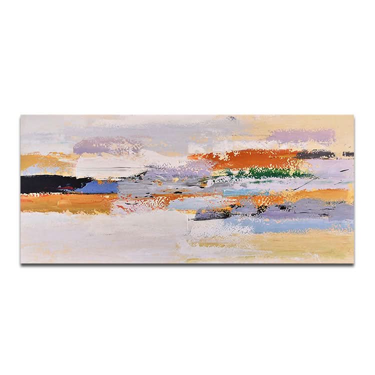 Handmade Canvas Painting Original Art Painting Oversized Painting Office Decor Modern Art Paintings | Flow into the sea
